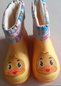 Cute Yellow Duck Rain Boots