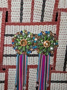 Beautiful Boho Beaded Tassel Earrings
