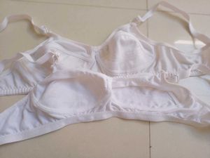 White Full Coverage Bra