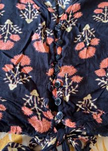 Floral crop top