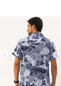 HANCOCK Tropical Print Shirt