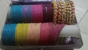Vibrant Multi-Color Bangle Set