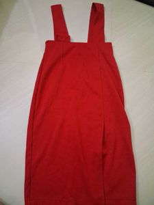 Red Jumper body hugging skirt/dress