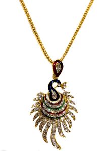 Peacock Design jewellery set with Maangtika