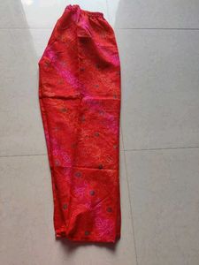 Red Bandhani Kurta Pant