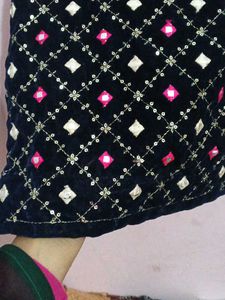 Black Embellished Kurti