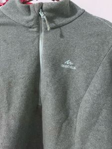 Cozy Grey Quarter Zip Pullover