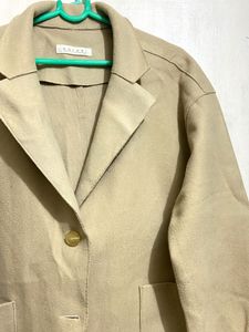 Elegant Beige Trench Coat