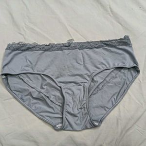 ❤️‍🔥 Grey Lace Trim Briefs