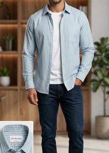 Calvin Klein Jeans Striped Button-Down Shirt
