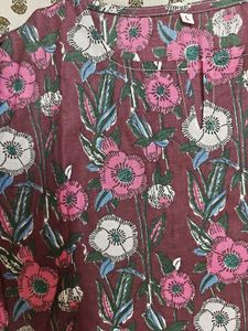 Floral Print Kurta