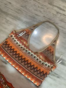 Orange Lehenga Choli Set