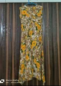 Floral Print Kurta