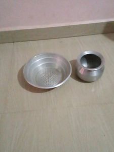 Aluminium Small Pot  Strainer
