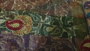 New Half Exquisite Brocade Net fancy Saree