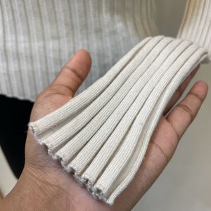 Collected Fitted Sexy White Top