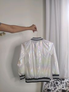 Iridescent Bomber Jacket