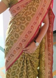 Excellent Condition All Over weaving Saree