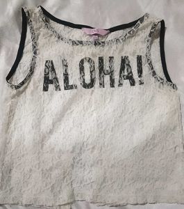 Aloha Lace Tank Top