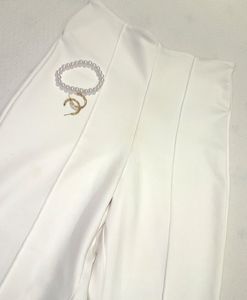 White Flared Pants