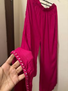 Pink Palazzo Ethnic Wear