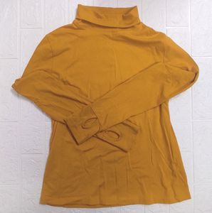High Neck Mustard Color Top ✨