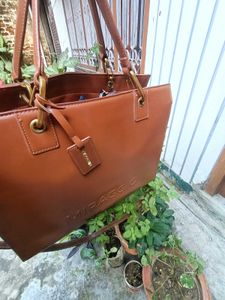 Miraggio Faux Leather Tote Bag