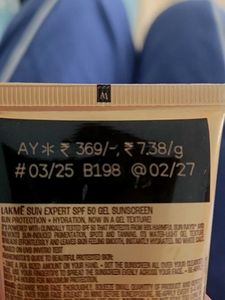 Lakme 9 to 5 Sun Expert Gel Sunscreen SPF 50