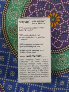 Streax Vita Growth Hair Serum