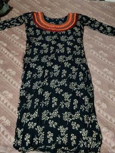 Boho Floral Print Kurti