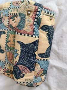 Tote Bag with Dog Print