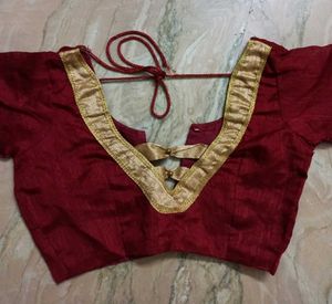 Designer Maroon Blouse