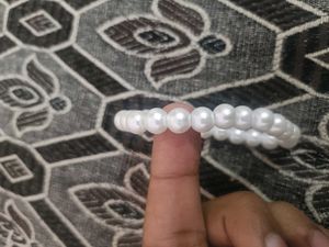 Pearl Bead Bracelet Set