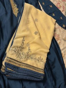 kurta set with dupata and margin