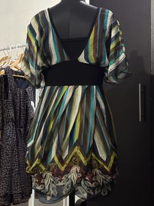 Bohemian Print Mini Dress