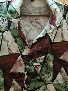 Unique Geometric Print Short Sleeve Shirt