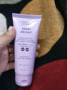 Conscious Chemist Berry Bright Sunscreen SPF 50