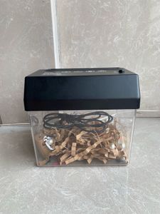 Mini Shredder with Bin