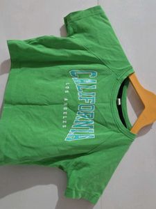 Green "California Los Angeles" Graphic Tee