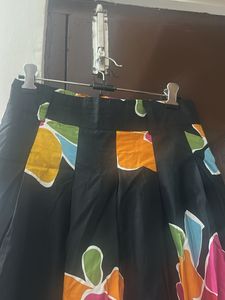 multi color cute skirt top coord set