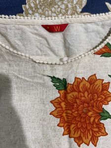 women’s Floral Print Kurta