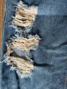 imported cut out jeans