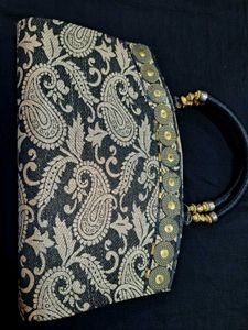 Designer Paisley Clutch Bag