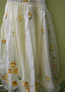 Hand painted floral frock