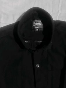 Aesthetic Black Shirt 🖤 | Size - S/M l Cheap Deal