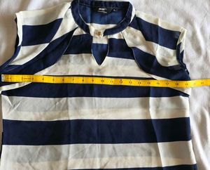 Classic Navy &amp; White Striped Top
