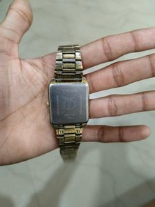 Titan Gold-Tone Classic Watch