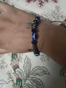 Blue Evil Eye Charm Bracelet