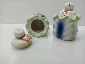 Antique Ceramic Container Pots
