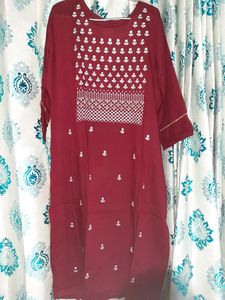 Maroon Kurti
